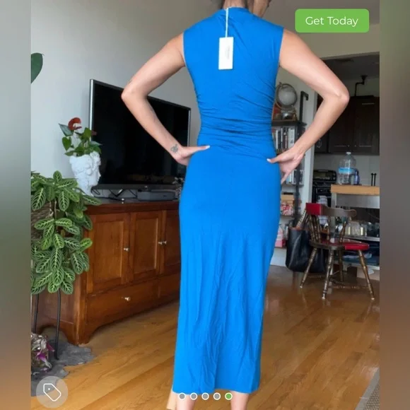 Reformation blue Billy dress - Picture 3 of 5